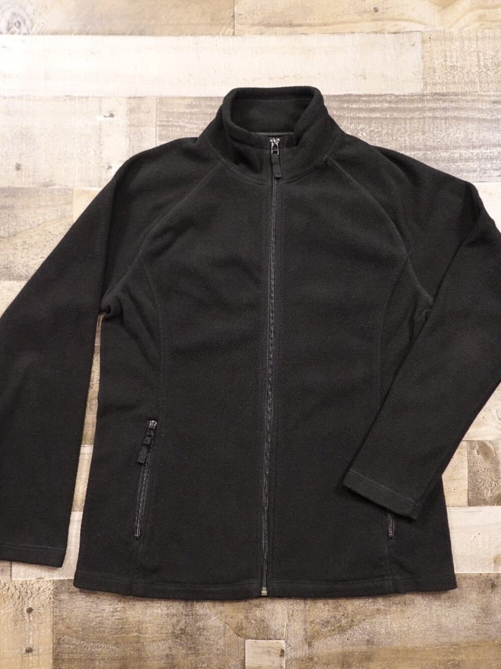 Clique Full Zip Fleece Jacket Women’s Medium Black Corporate Outdoor